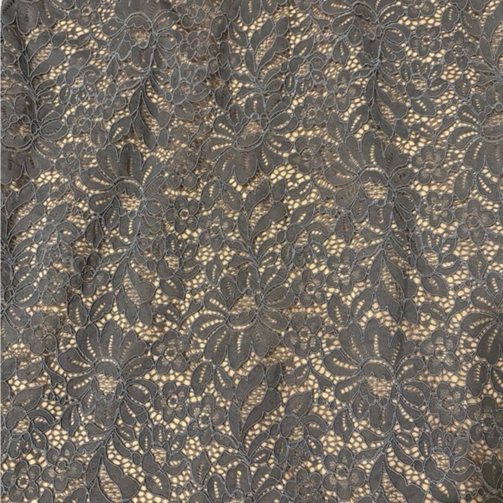 NWT HM Grey on Nude Lace open back Lace Pattern Dress - Picture 3 of 8